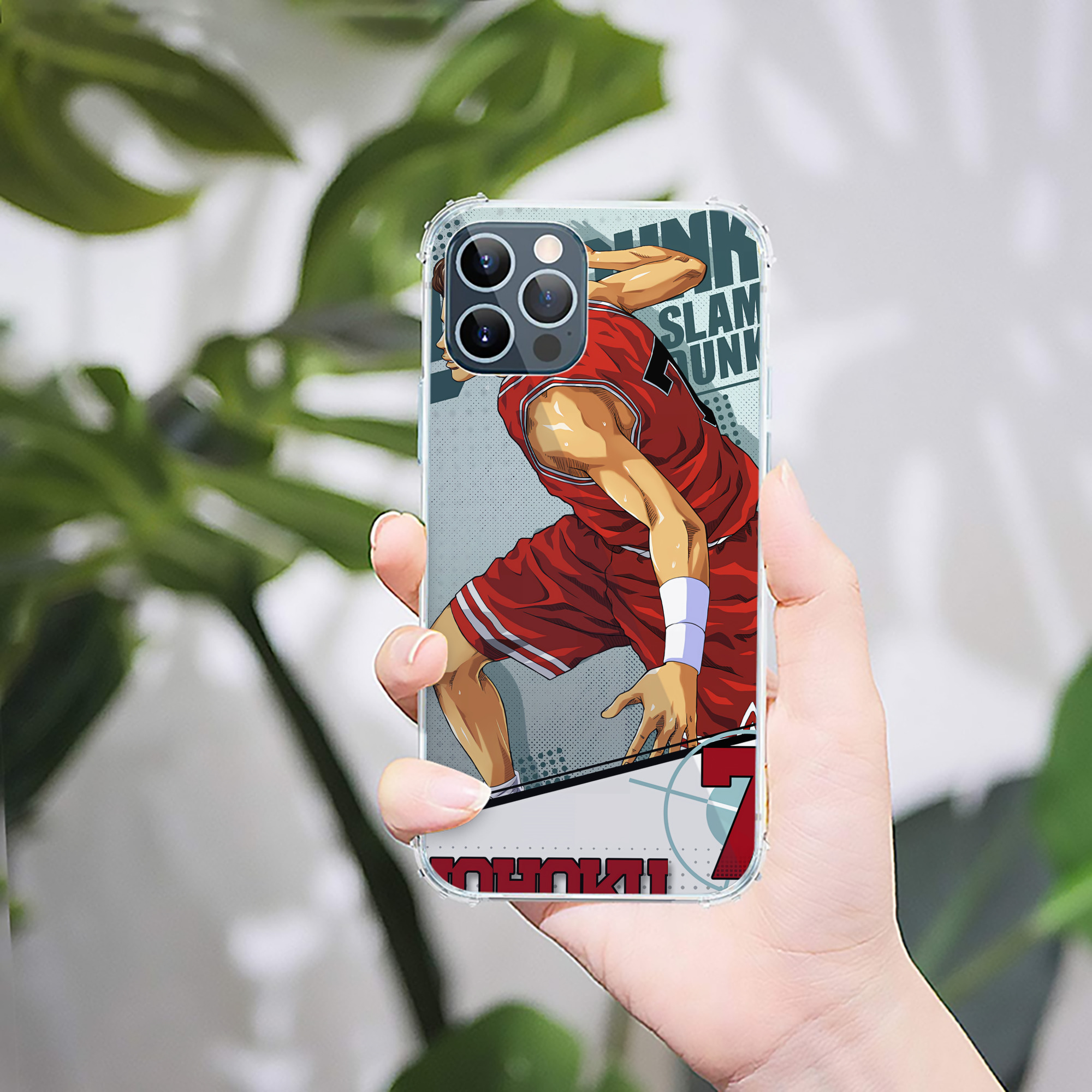 （画像用） SLAM DUNK／スラムダンク 【iPhone 12シリーズ対応】透明スマホケース（クリアソフトケース）